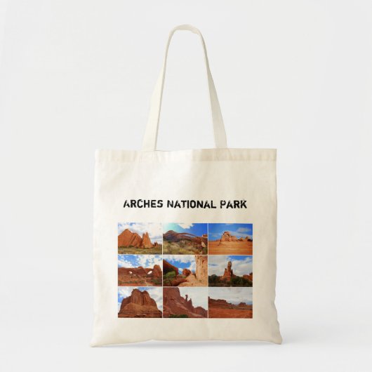 Arches National Park Collage, Utah, Bag Tote Bag (Voorkant)