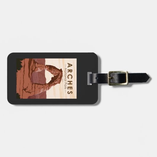 Arches National Park Delicate Arch  Bagagelabel (Voorkant horizontaal)