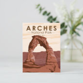 Arches National Park Delicate Arch  Briefkaart (Staand voorkant)