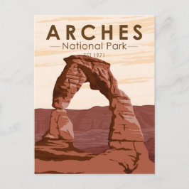 Arches National Park Delicate Arch  Briefkaart