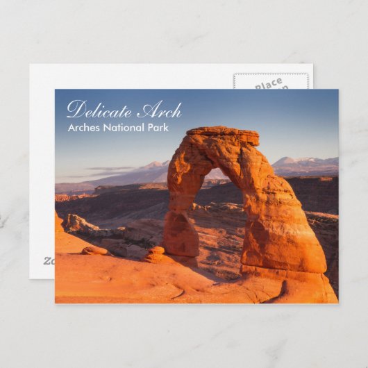 Arches National Park - Delicate Arch briefkaart (Voorkant / Achterkant)