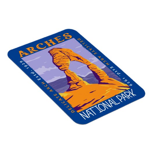Arches National Park Delicate Arch Magneet (Rechterzijde)