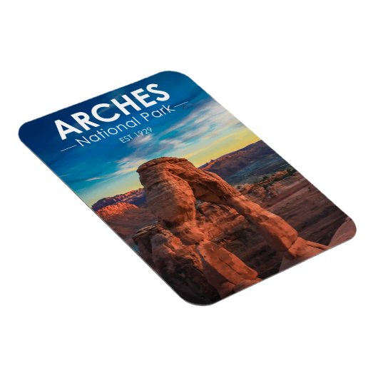 Arches National Park Delicate Arch Magneet (Rechterzijde)
