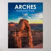 Arches National Park Delicate Arch Poster (Voorkant)
