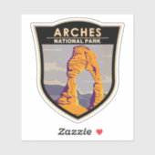 Arches National Park Delicate Arch Sticker (Vel)