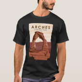 Arches National Park Delicate Arch  T-shirt (Voorkant)