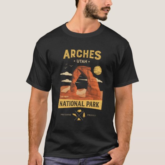 Arches National Park Delicate Arch T-shirt (Voorkant)