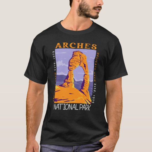 Arches National Park Delicate Arch T-shirt (Voorkant)