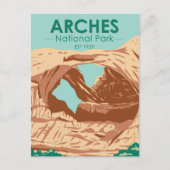 Arches National Park Double Arch Briefkaart (Voorkant)
