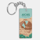 Arches National Park Double Arch Sleutelhanger (Voorkant Links)