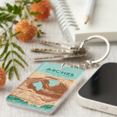 Arches National Park Double Arch Sleutelhanger (Voorkant Rechts)