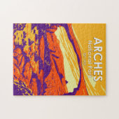 Arches National Park Double Arch Sunset  Legpuzzel (Horizontaal)