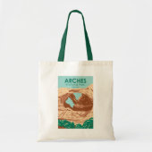 Arches National Park Double Arch Tote Bag (Voorkant)
