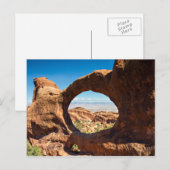 Arches National Park - Double O Arch briefkaart (Voorkant / Achterkant)