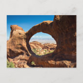 Arches National Park - Double O Arch briefkaart (Voorkant)