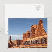 Arches National Park Eastern Utah Briefkaart (Voorkant / Achterkant)