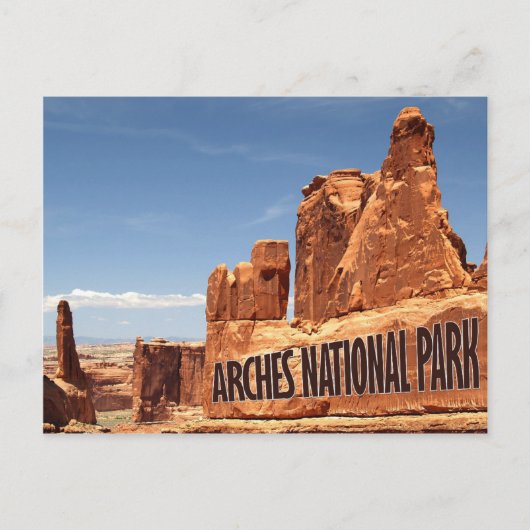 Arches National Park Eastern Utah Briefkaart (Voorkant)