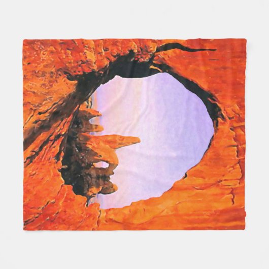 Arches National Park Fleece Blanket Deken (Voorkant (Horizontaal))