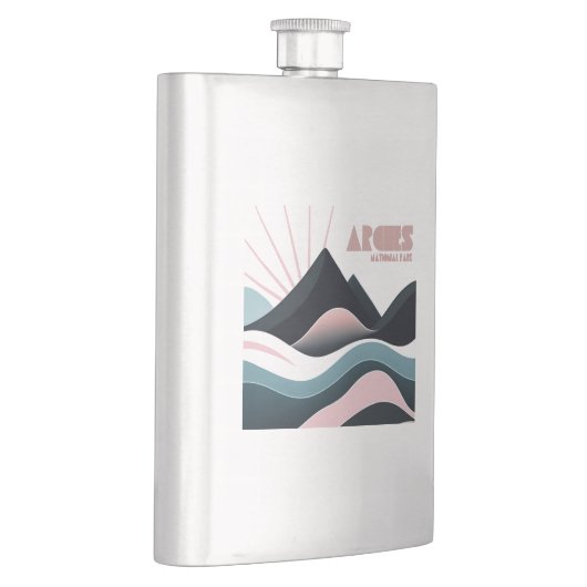 Arches National Park Gekleurde heuvels Flacon (Rechts)