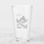 Arches National Park Gekleurde heuvels Glas (Achterkant)