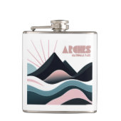 Arches National Park Gekleurde heuvels Heupfles (Voorkant)