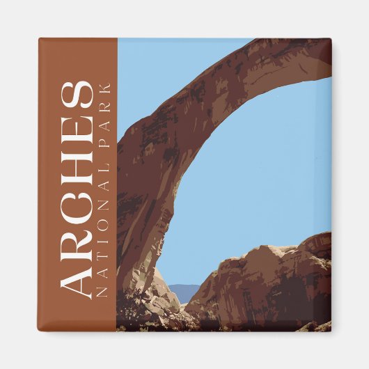 Arches National Park Magnet (Voorkant)