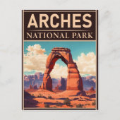 Arches National Park Moab Utah Delicate Arch Briefkaart (Voorkant)