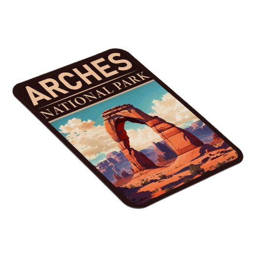 Arches National Park Moab Utah Delicate Arch Magneet (Rechterzijde)