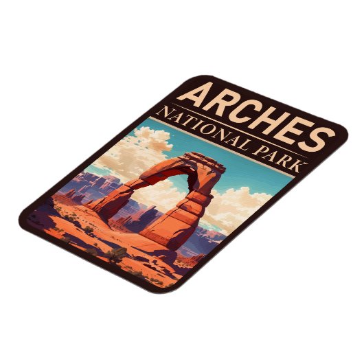 Arches National Park Moab Utah Delicate Arch Magneet (Linkerzijde)