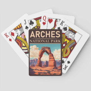 Arches National Park Moab Utah Delicate Arch Pokerkaarten