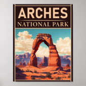 Arches National Park Moab Utah Delicate Arch Poster (Voorkant)