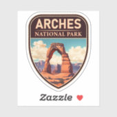 Arches National Park Moab Utah Delicate Arch Sticker (Vel)