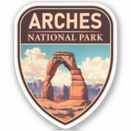 Arches National Park Moab Utah Delicate Arch Sticker