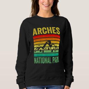 Arches National Park Moab Utah Retro Sunset Souven Trui