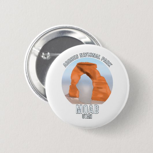 Arches National Park Moab Utah Ronde Button 5,7 Cm (Voorkant /achterkant)