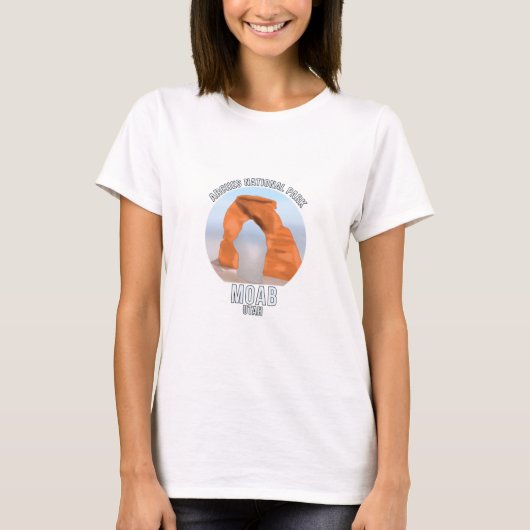 Arches National Park Moab Utah T-shirt (Voorkant)