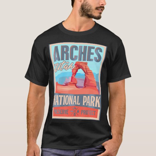 Arches National Park Moab Utah T-shirt (Voorkant)