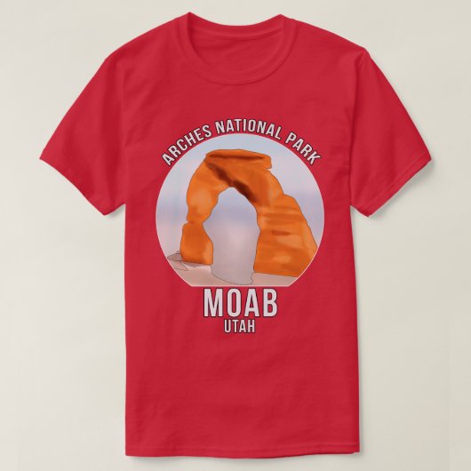 Arches National Park Moab Utah T-shirt (Design voorkant)