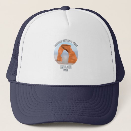 Arches National Park Moab Utah Trucker Pet (Voorkant)