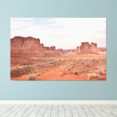 Arches National Park Na de Storm Canvas Afdruk (Insitu (Houten vloer))
