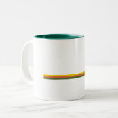 Arches National Park Pine Trees Sun Tweekleurige Koffiemok (Voorkant links)