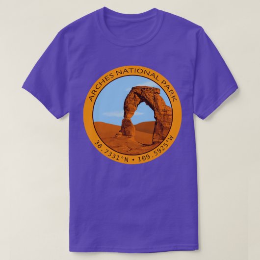 Arches National Park Premium 1 T-shirt (Design voorkant)