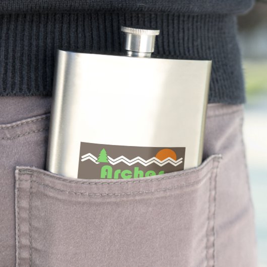 Arches National Park Retro Flacon (Voorbeeld)