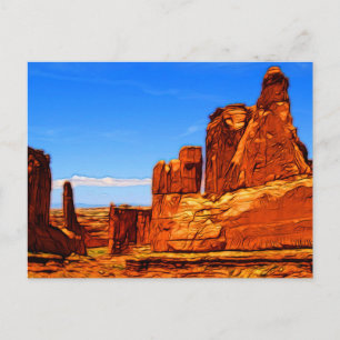 Arches National Park Rocks Briefkaart