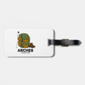 Arches National Park rugzak Bagagelabel (Achterkant horizontaal)