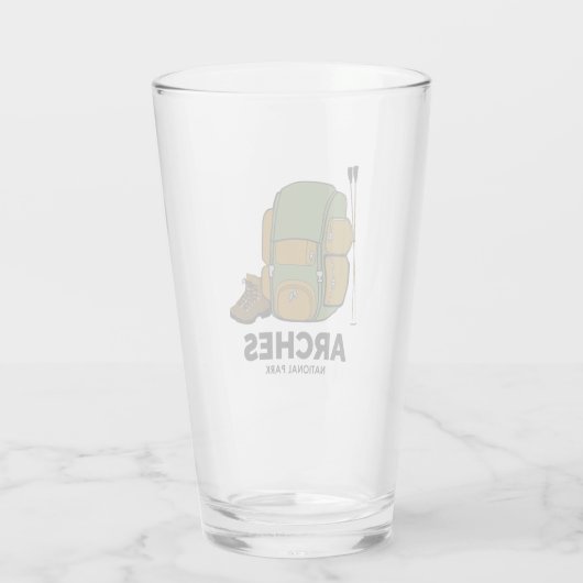 Arches National Park rugzak Glas (Achterkant)