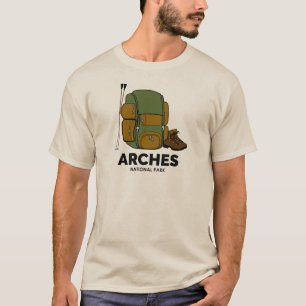 Arches National Park rugzak T-shirt