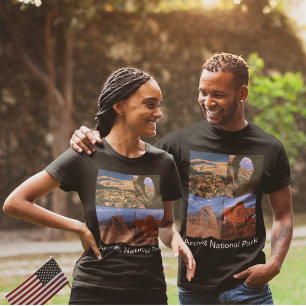 Arches National Park Sandstone Aches Fotocollage T-shirt