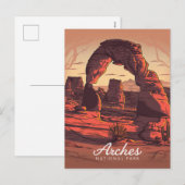Arches National Park Sandstone Feestdagenkaart (Voorkant / Achterkant)