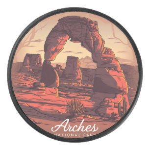 Arches National Park Sandstone Hockey Puck
